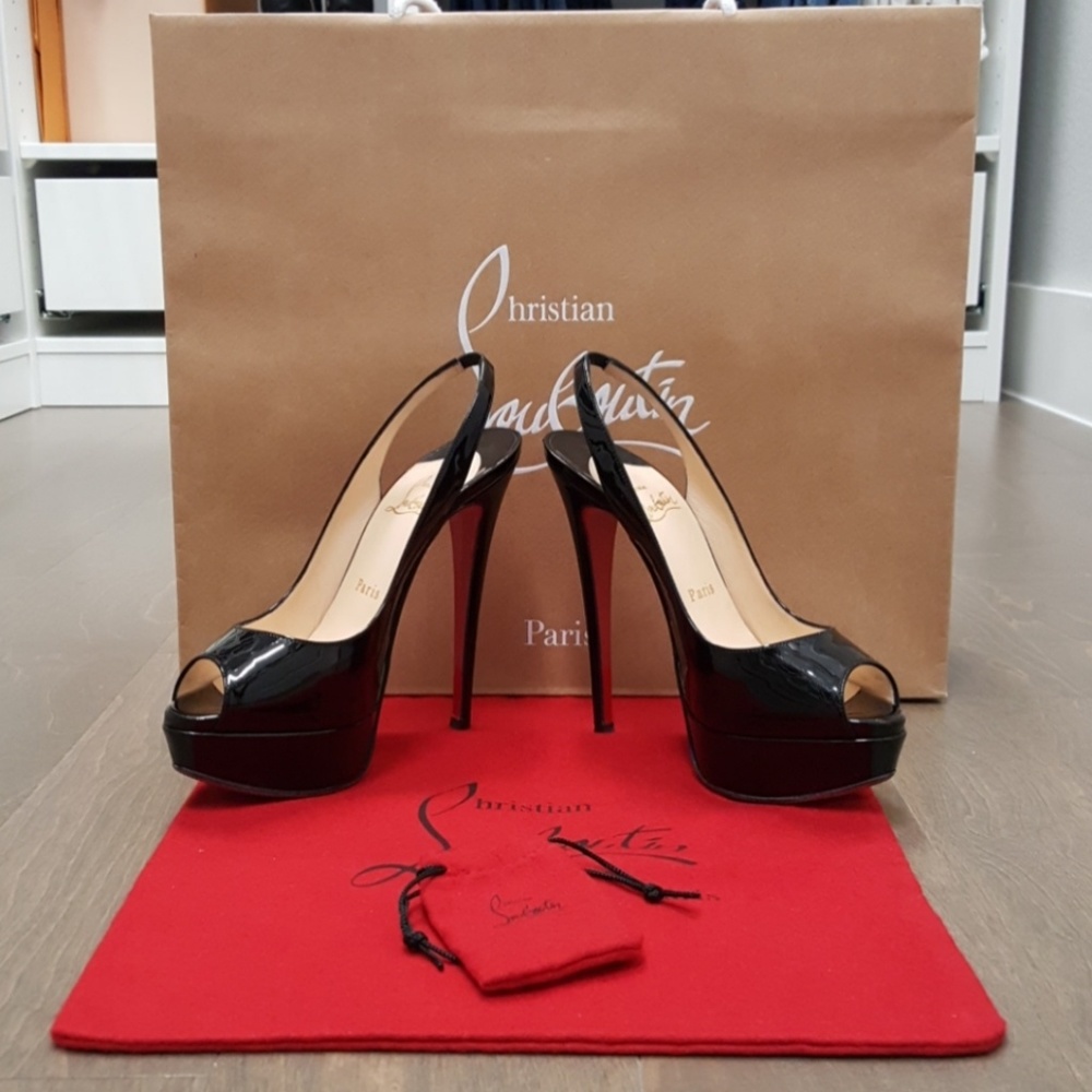 100% Authentic!! Christian Louboutin Lady Peep